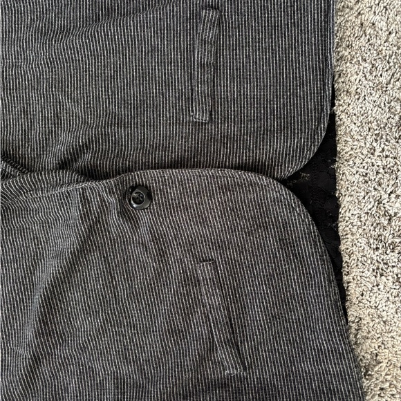 Maurices Cropped Soft Cloth Button and Lace Blazer Black White Size XL - Picture 5 of 11